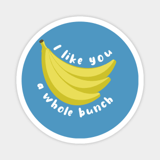 I Like You A Whole Bunch Banana Pun Magnet